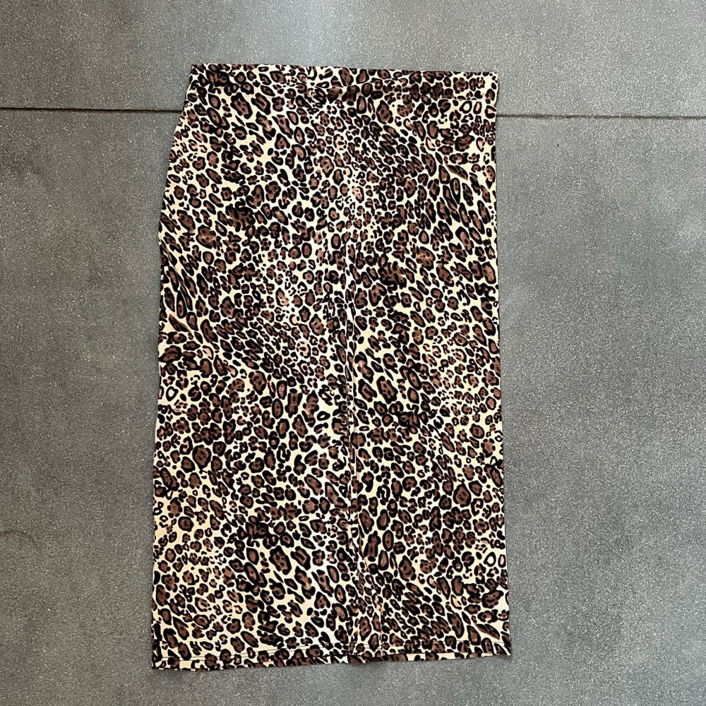 Y2K Leopard Print Women's Skirt